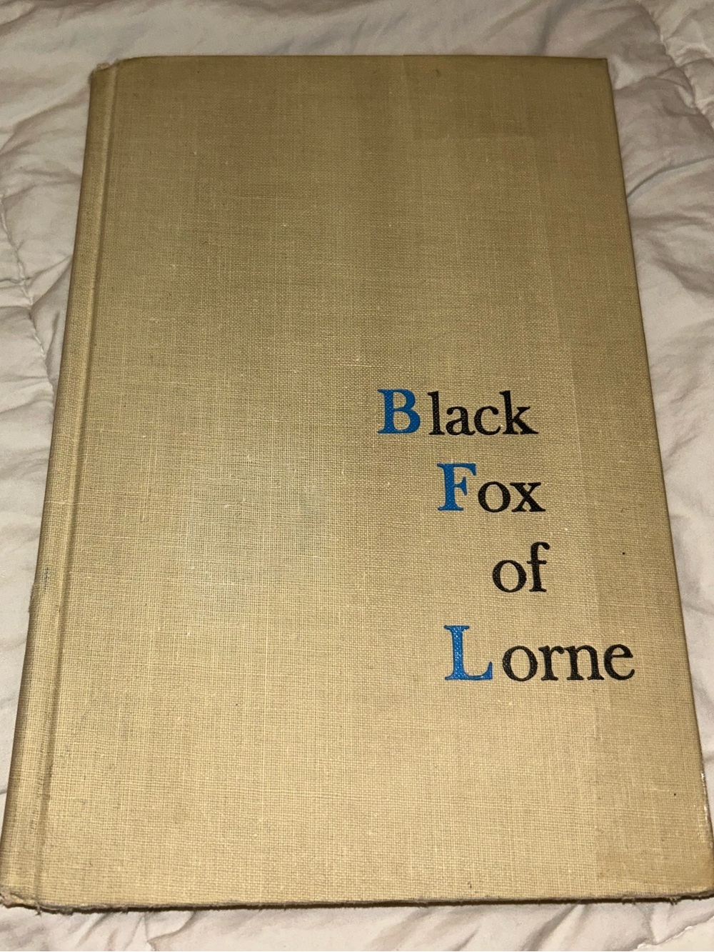 Black Fox Of Lorne By Marguerite De Angeli, 1956, Hardcover